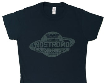 Ladies T-Shirt > ALIEN inspired - Nostromo > Distressed design > S - 2XL