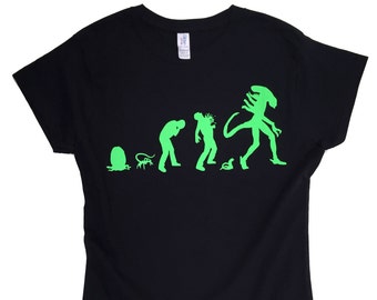 Ladies T-Shirt > ALIEN inspired - Alien Evolution > S - 2XL