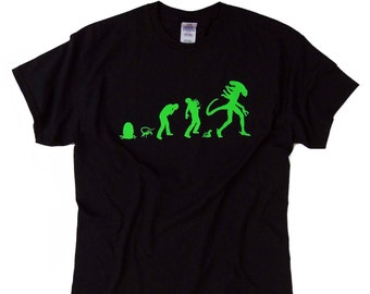 S - 5XL > ALIEN inspired T-Shirt > Alien Evolution