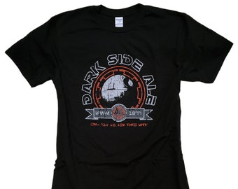 S - 5XL > STAR WARS inspired T-Shirt >  Dark Side Ale > "Distressed" design