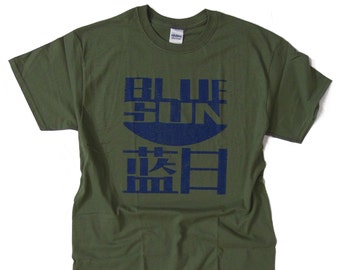 S - 5XL > FIREFLY > BLUE SUN Corporation Logo T-shirt for men > "Distressed" design