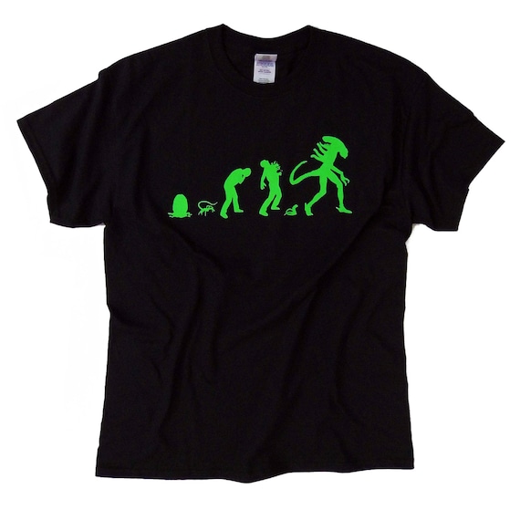 S 5XL ALIEN Inspired T-shirt Alien Evolution UK - Main Image