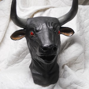 Minotaur Painted Latex Mask- Halloween, LARP