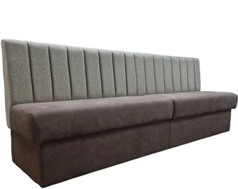 faux seat Velvet Modular fluted Banquette Fitted Bench Booth Seating - Cafe, Kitchen, Bar kitchen seating conservatory furniture ,home bar