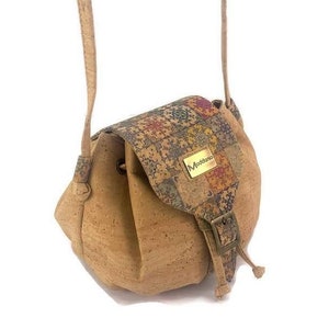 Schicke Kordelzug Umhängetasche mit verstellbarem Riemen, trendige runde Geldbörse mit Innentaschen, vegane Schultertasche für Frauen