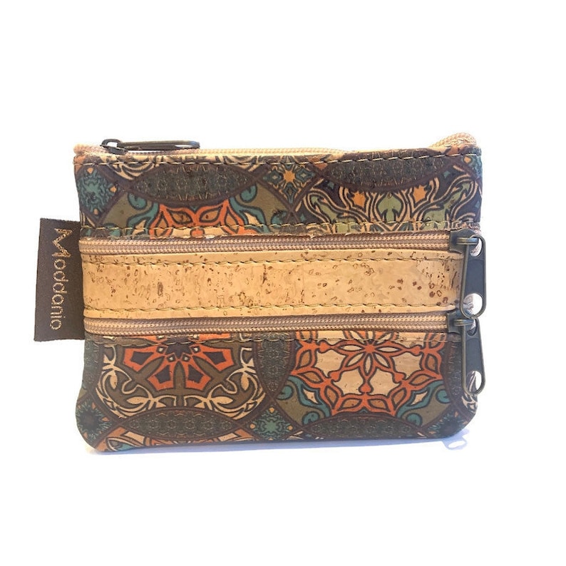 Vegan Wallet Women Small Cork Wallet Women Vegan Womens Wallet Small Purse Mothers Day Gift Patterned Coin Purse Gift for Her