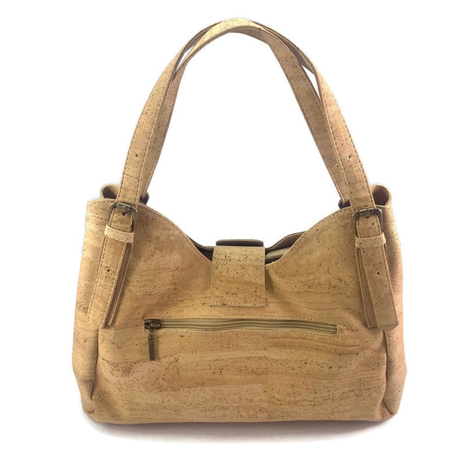 Vegan Leather Cork Handbag Women Large Cork Purse and Etsy