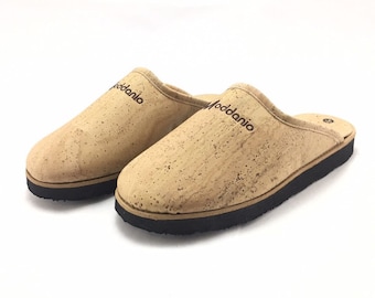 Cork Slippers, Eco friendly Slippers, Natural Cork, Vegan Slippers, Daughter Gift, Birthday Gift for Her,Mothers Day Gift