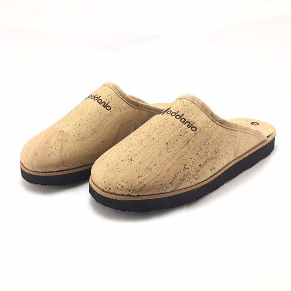 Cork Slippers, Eco friendly Slippers, Natural Cork, Vegan Slippers, Daughter Gift, Birthday Gift for Her,Mothers Day Gift