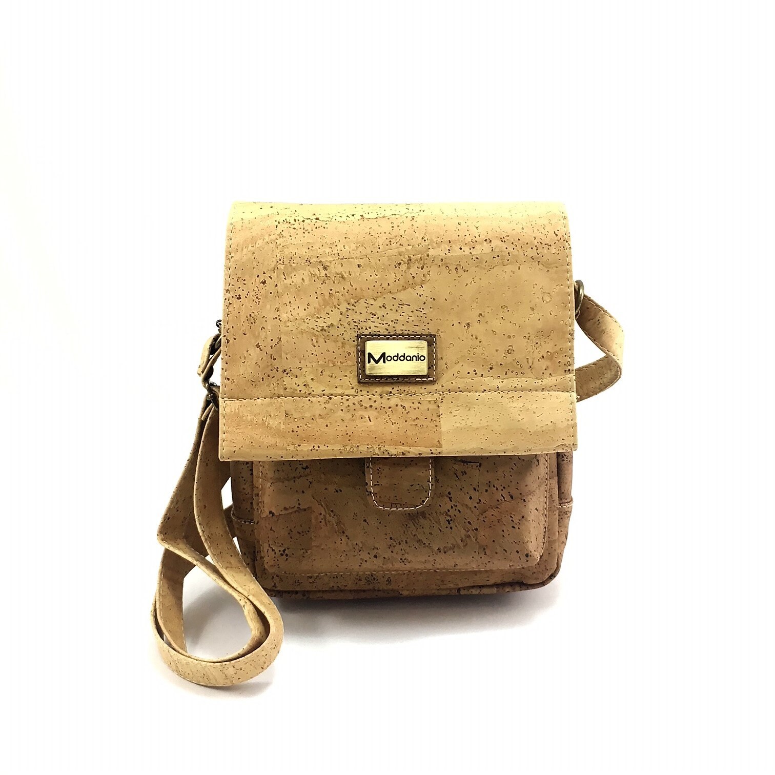 Cork Messenger Bag Vegan Leather Messenger Bag Birthday Gift Etsy