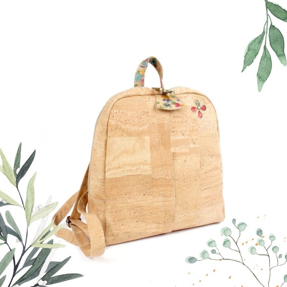 Cork Backpack Women Vegan Leather Backpack Small Backpack Purse Mini Backpack Daughter Birthday Gift for Her Mothers Day Gift Etsy Ireland