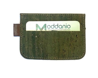 Eco-friendly Vegan Card Holder Wallet - Slim Design, Travel Wallet, Birthday Gift