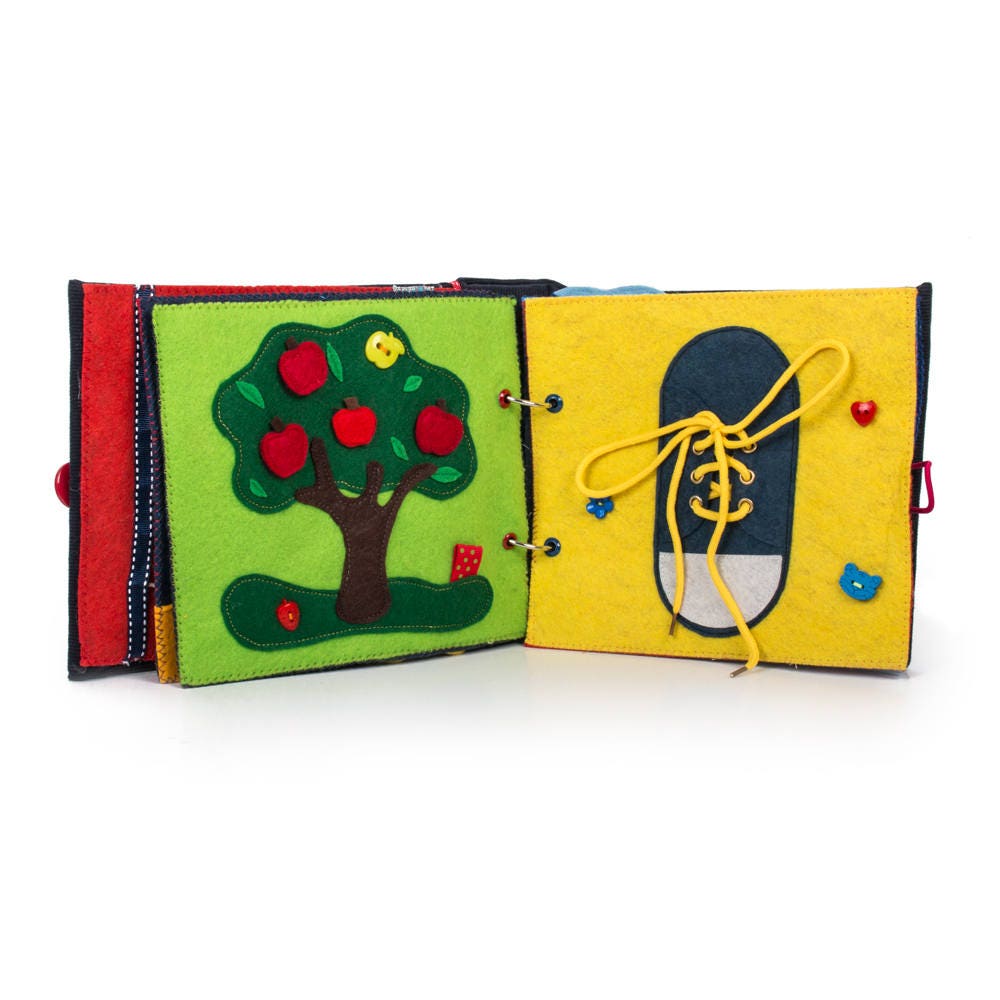 Boys Quiet Activity Educational Book, Fine Motor Skills Development Toy ...