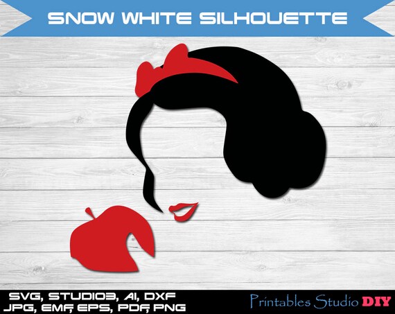 Download Snow White Silhouette Disney svg Cuttable Cricut Design | Etsy