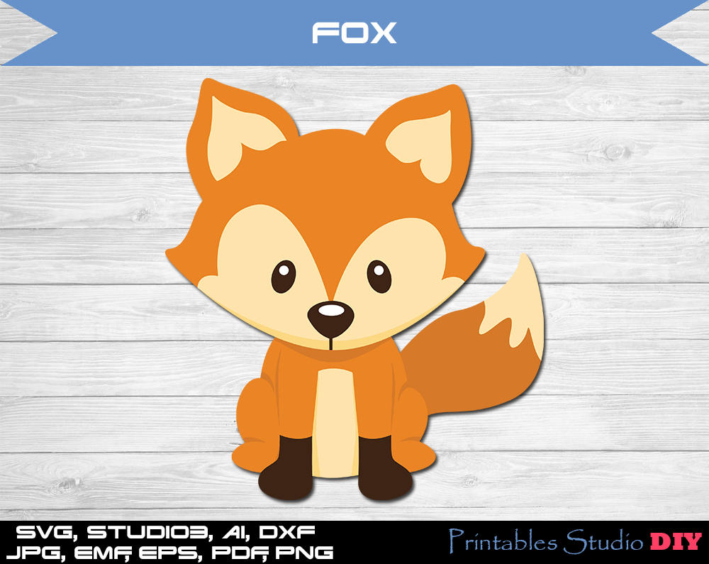 Download Fox baby svg animals cuttable Cricut Design Space | Etsy
