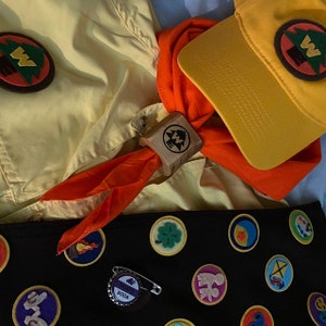 UP Neckerchief Slides | Russell&#39;s Wilderness Explorer Costume | Halloween Costume | WE | Pixar | Disney | Comicon | Cosplay | Comic Con