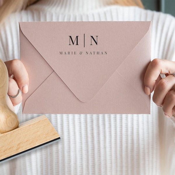 Custom Stamp Wedding Invitation Etsy