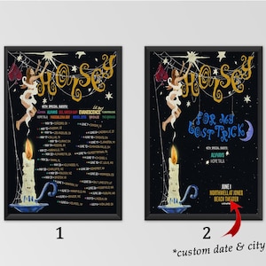 Poster personalizzato del tour statunitense Halsey 2025, Halsey 2025 per il mio ultimo tour "The Last Trick"