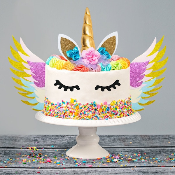 Unicorn Cake Topper, Unicorn Birthday, Unicorn Birthday Decoration, Unicorn Cake Topper Fondant, Unicorn Cake, Unicorn, Invitation