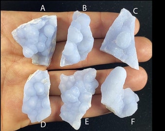 PERUVIAN Chalcedony natural botryoidal crystal specimens!