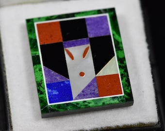 Inlay/Intarsia cabochon, old stock high grade material, Mawsitsit, Lapis, Sugilite, Mother of Pearl, Onyx and more