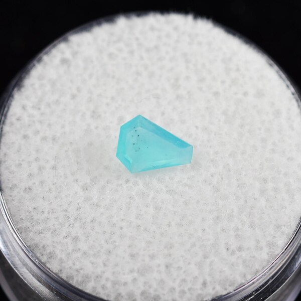 Peruvian Opal(Andean Opal) faceted cabochon, top grade