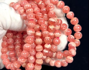 1 rhodochrosietarmband, edelsteen Capilitas-materiaal