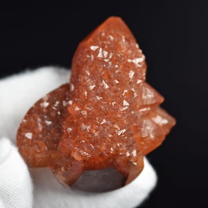 Cabochon di cristallo di quarzo ematite drusa!