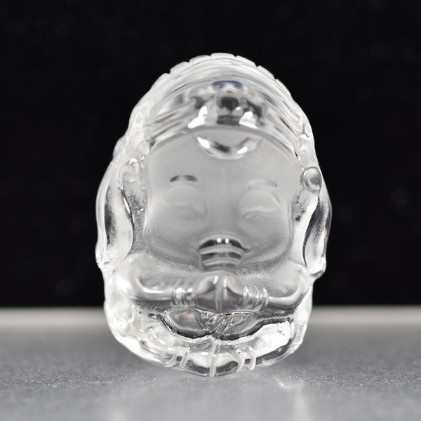 Ganesha carved Quartz gemstone