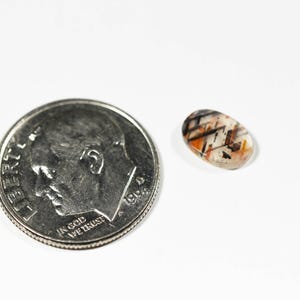 Rainbow Lattice Sunstone cabochon, top grade material from Australia image 2