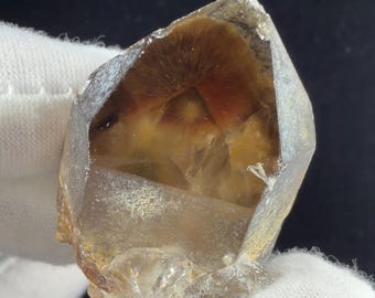 NEW! Pom Pom Quartz, "Bassanite" in Quartz from Brazil semi polished crystal