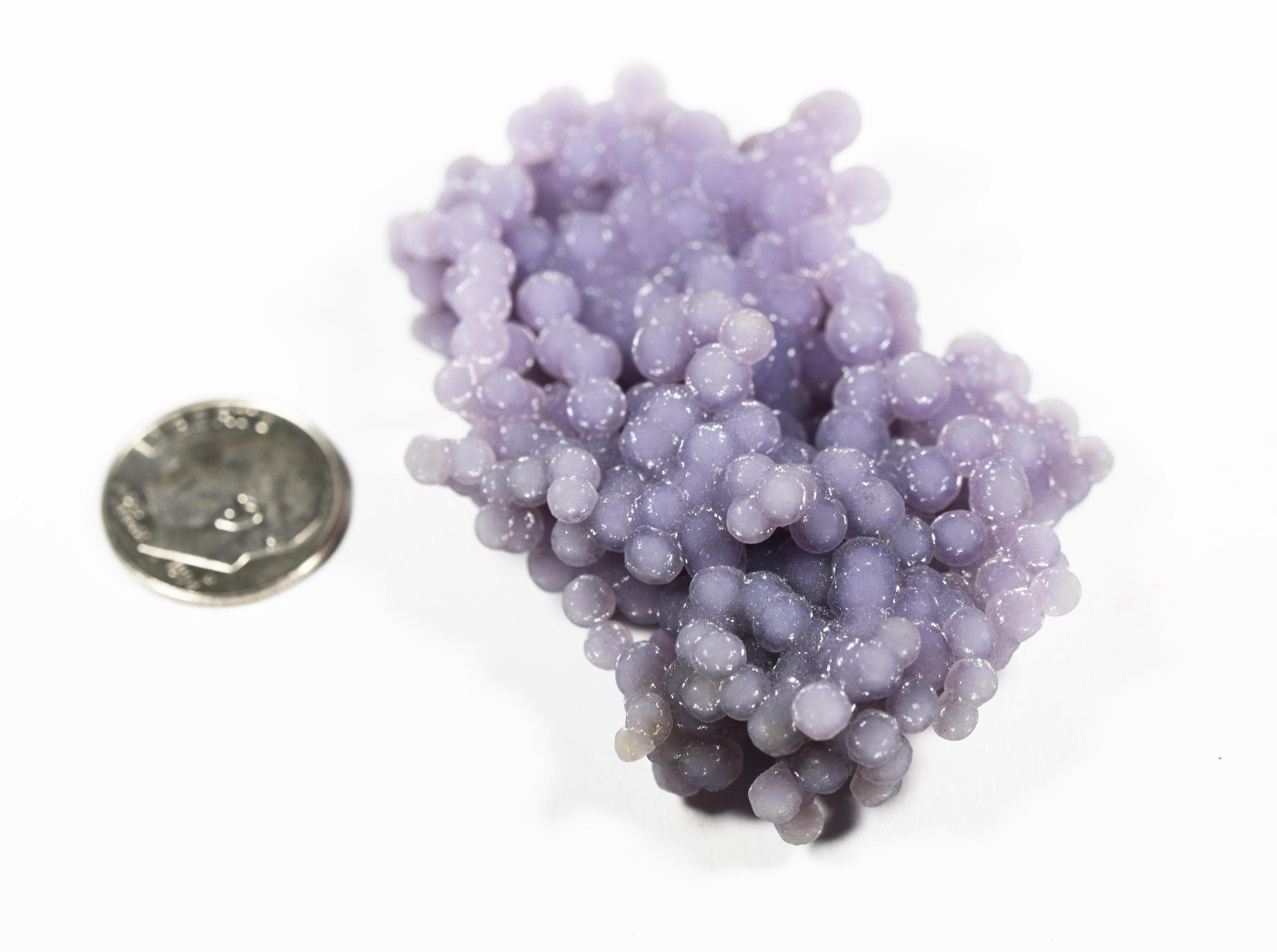 AAAグレープアゲート（カルセドニー）とドゥルージー天然水晶