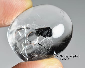 Enhydro Quartz TOP GRADE polished gemstone