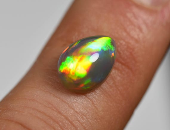 Ethiopian Opal designer cabochon, high grade