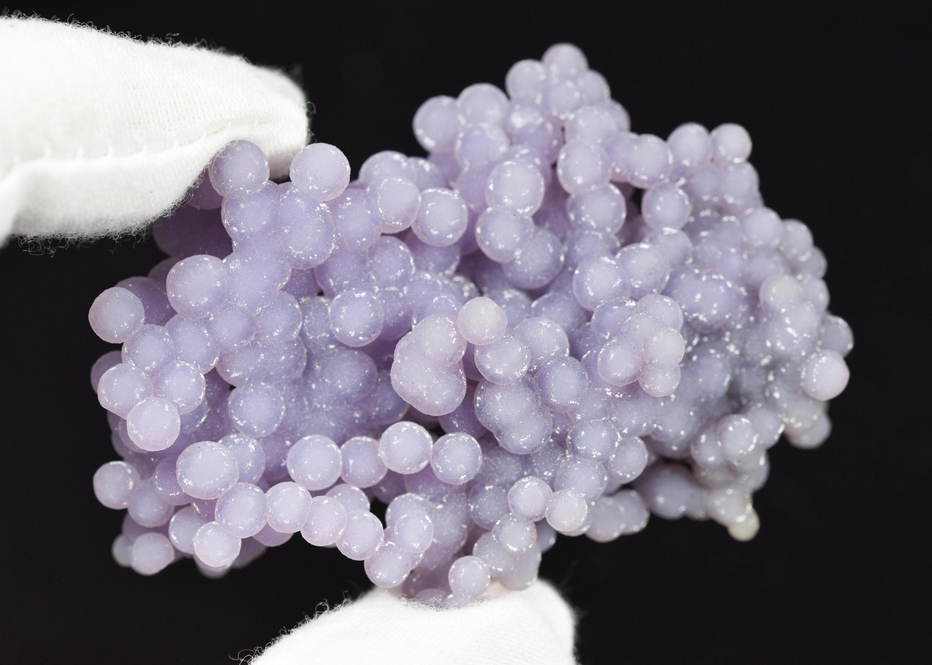 AAAグレープアゲート（カルセドニー）とドゥルージー天然水晶