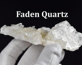 Faden Quartz kristallkluster!