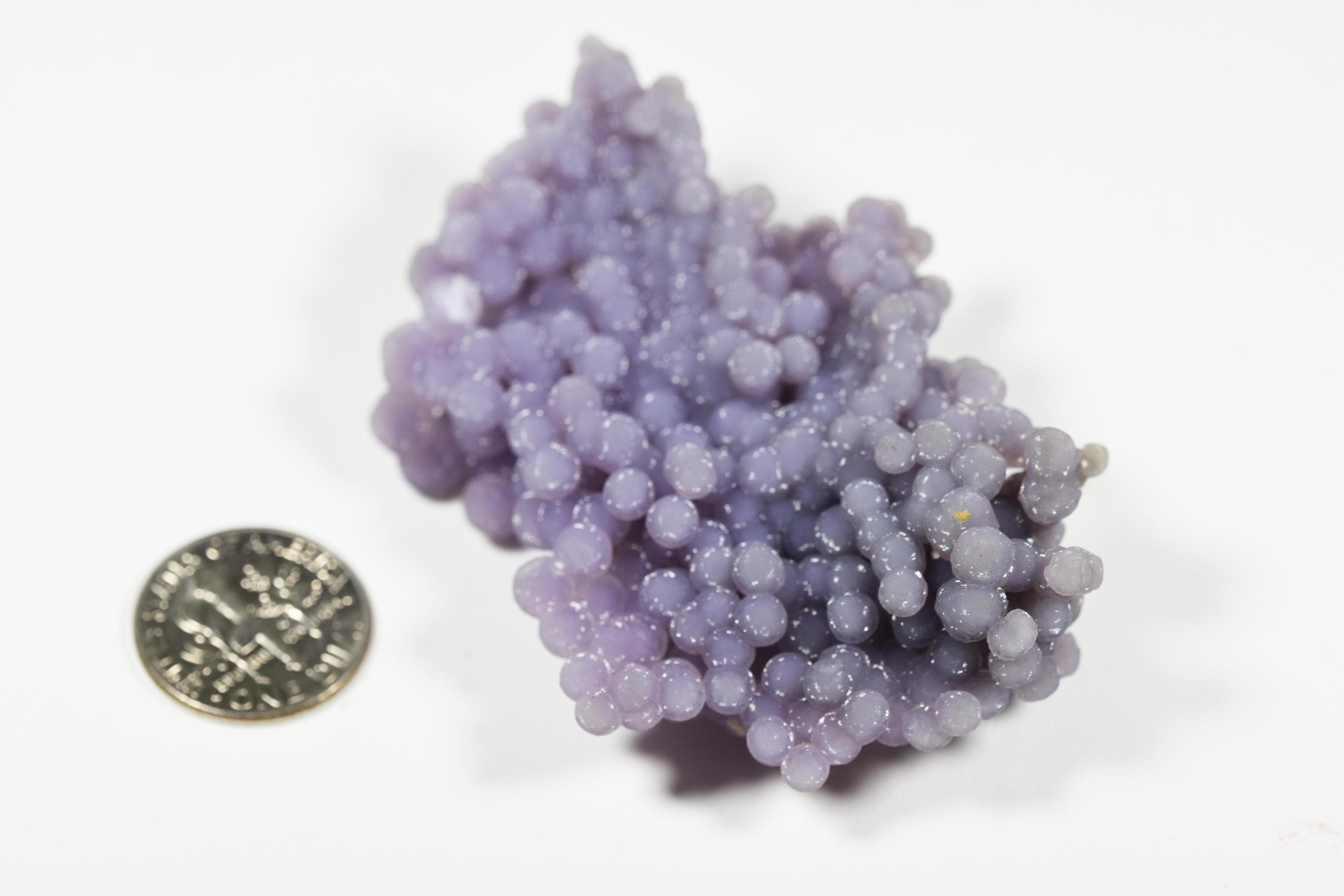 AAAグレープアゲート（カルセドニー）とドゥルージー天然水晶