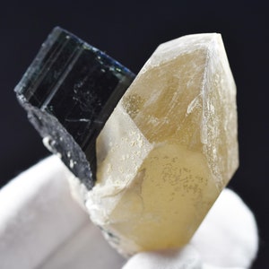 Tourmaline on Quartz specimen from Brazil