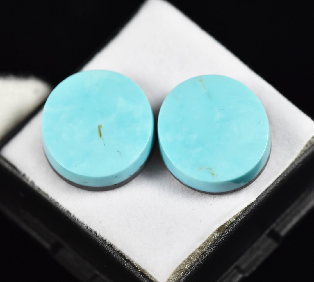 Stabilizing Turquoise Kingman Turquoise(stabilized) Pair, Top Quality and Great Color - Etsy