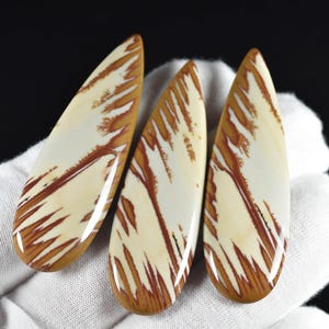 Owyhee Jasper cabochon set, natural Jasper from Idaho
