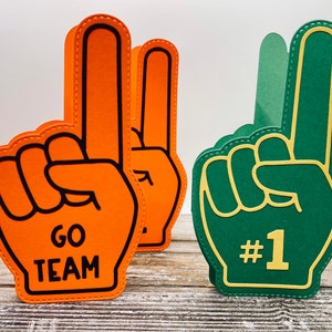 Fun Foam Finger Cards - Sports Cards - #1 Foam Finger Cards