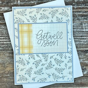 Get Well Soon Card - Feel Better Card - Wishing You Well Card