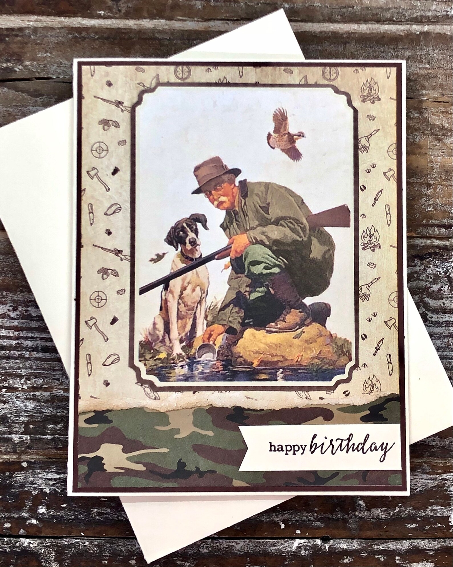 Hunting Themed Birthday Cards Pheasant Hunting Birthday Card | Etsy
