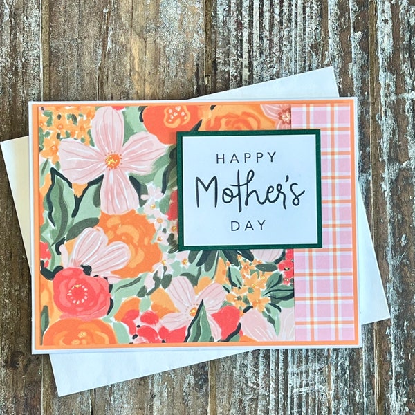 Bright Floral Mother’s Day Card- Mother’s Day Cards - Bold, Bright Mother’s Day Cards