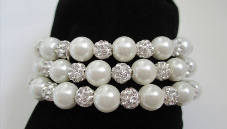 Maid of Honor Gift Bridesmaid Pearl Crystal Jewelry Set Bridal Gift Set Bridesmaid Gift Set Wedding Accessories Bride Jewelry Set