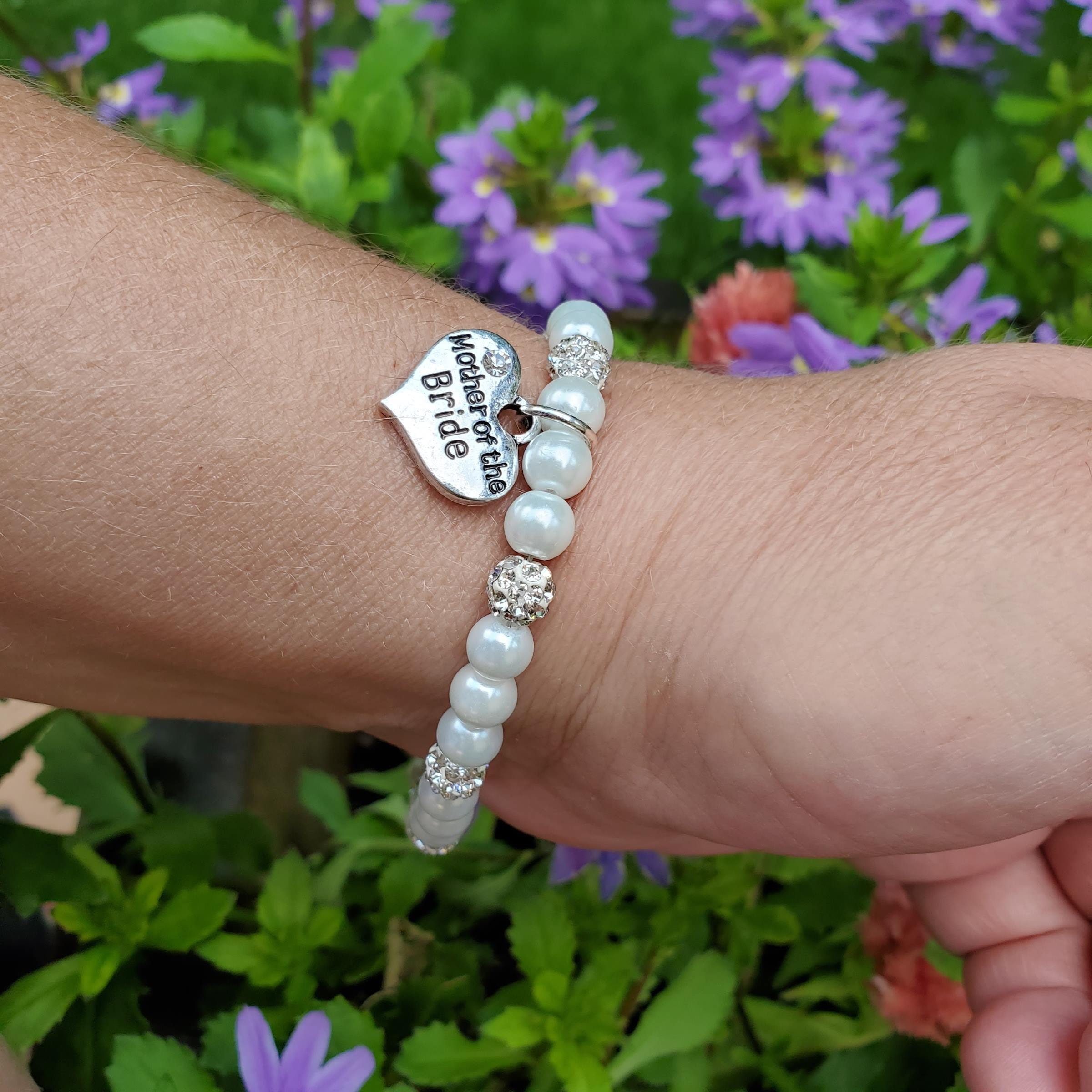 Mother of the Bride Pearl Bracelet 