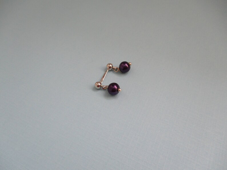Dark Purple Bridesmaid Jewelry Gift Set Bridal Party Jewelry Bridal Gifts Bridal Party Gifts Maid of Honor Gift Bridesmaid Gift