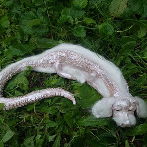 CUSTOM MADE mythical dragon, Neverending story, fantasy art, creature, magical, Auryn, falcor, sculpture, dragon, magical, fallcor,