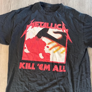 Vintage Kill Em All Shirt - Etsy