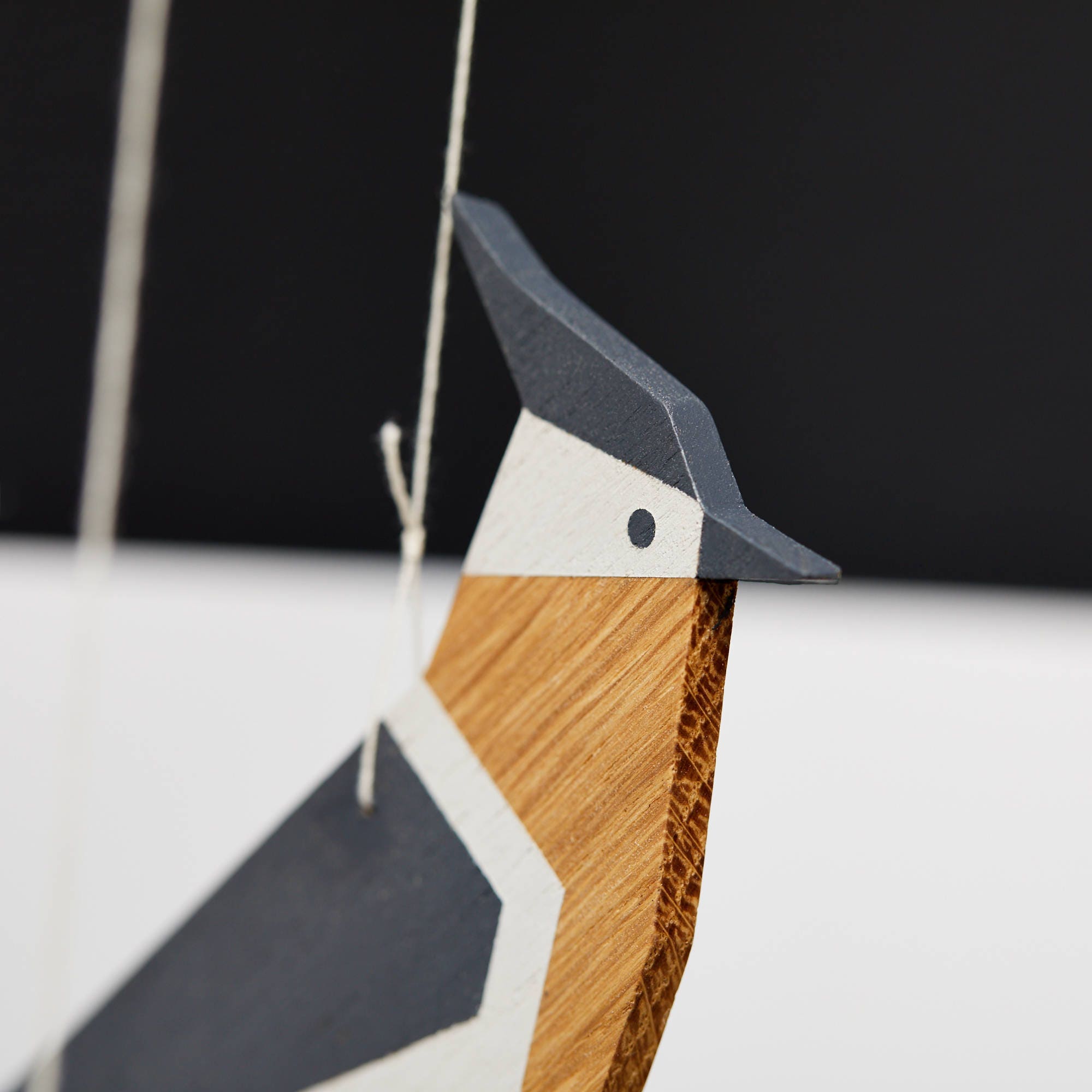 Baby mobile Black and White Mobile wooden decoration Etsy